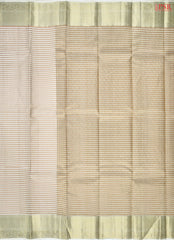 Beige Fancy Kanchipuram Silk Saree