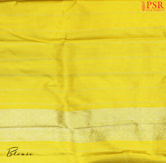 Sunshine Yellow Banarasi Silk