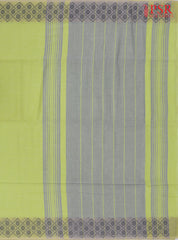 Soft Chartreuse Green Byloom Cotton Saree