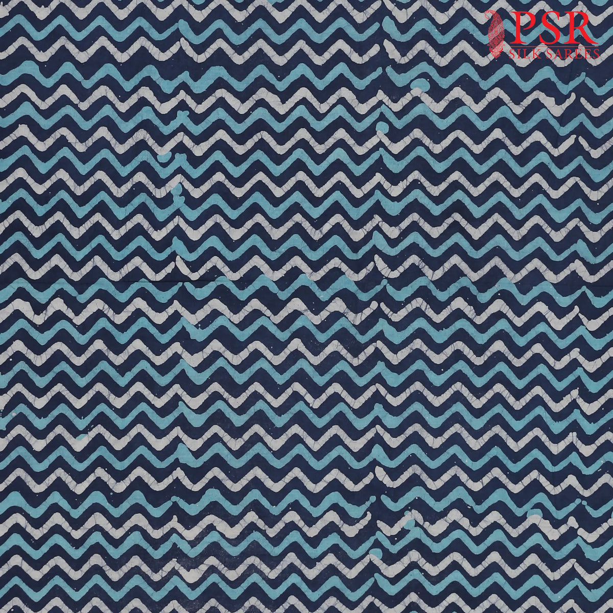 Dark Blue Batik Print Running Material