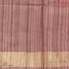 Bole Brown Ghicha Kadhi Tussar Silk Saree