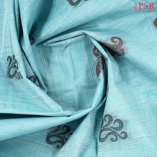 Light Blue Kovai Cotton Saree