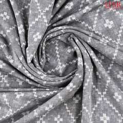 Grey Byloom Cotton Saree