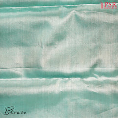 Light Lilac Pink Kanchipuram Jacquard Tissue Silk Saree