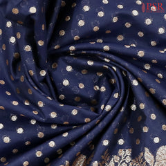 Dark Blue Georgette Saree