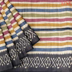 Royal Beige Kadhi Tussar Silk Saree