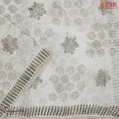 Olive Green Cotton Dress Material