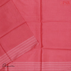 Amaranth Red Semi Tassar Dress Material