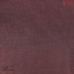 Orange Banaras Tussar Silk Saree