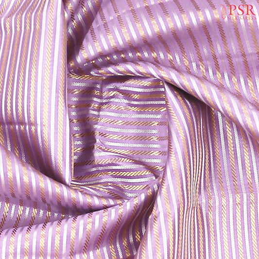 Lilac Purple Bridal Kanchipuram Silk Saree