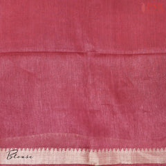 Tussar Beige Semi Tussar Saree