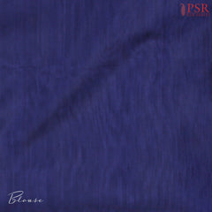 Dark Blue Maheshwari Silk Cotton Saree