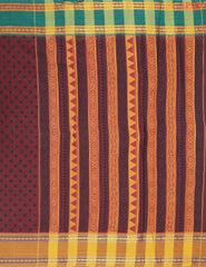 Maroon Silk Cotton Saree