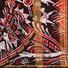 Red Silk Cotton Saree