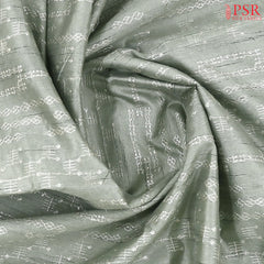 Sage Green Semi Tussar Embroidery Saree