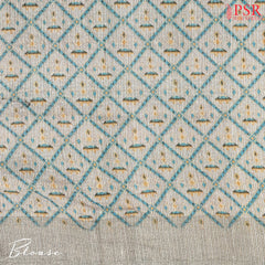 Multicolor Semi Tussar Saree