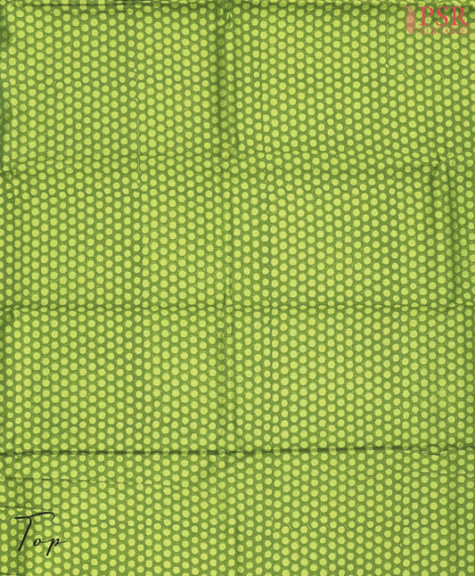 Green Semi Pashmina Dress Material