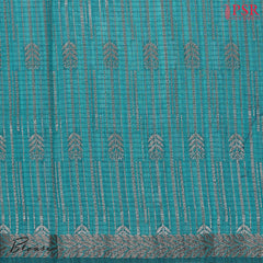 Dark Blue Semi Dupion Saree