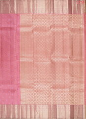 Flamingo Pink Fancy Kanchipuram Silk Saree