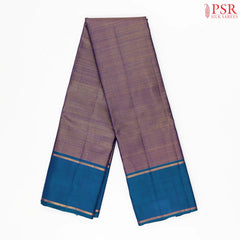 Peacock Blue Kanchipuram Silk Saree