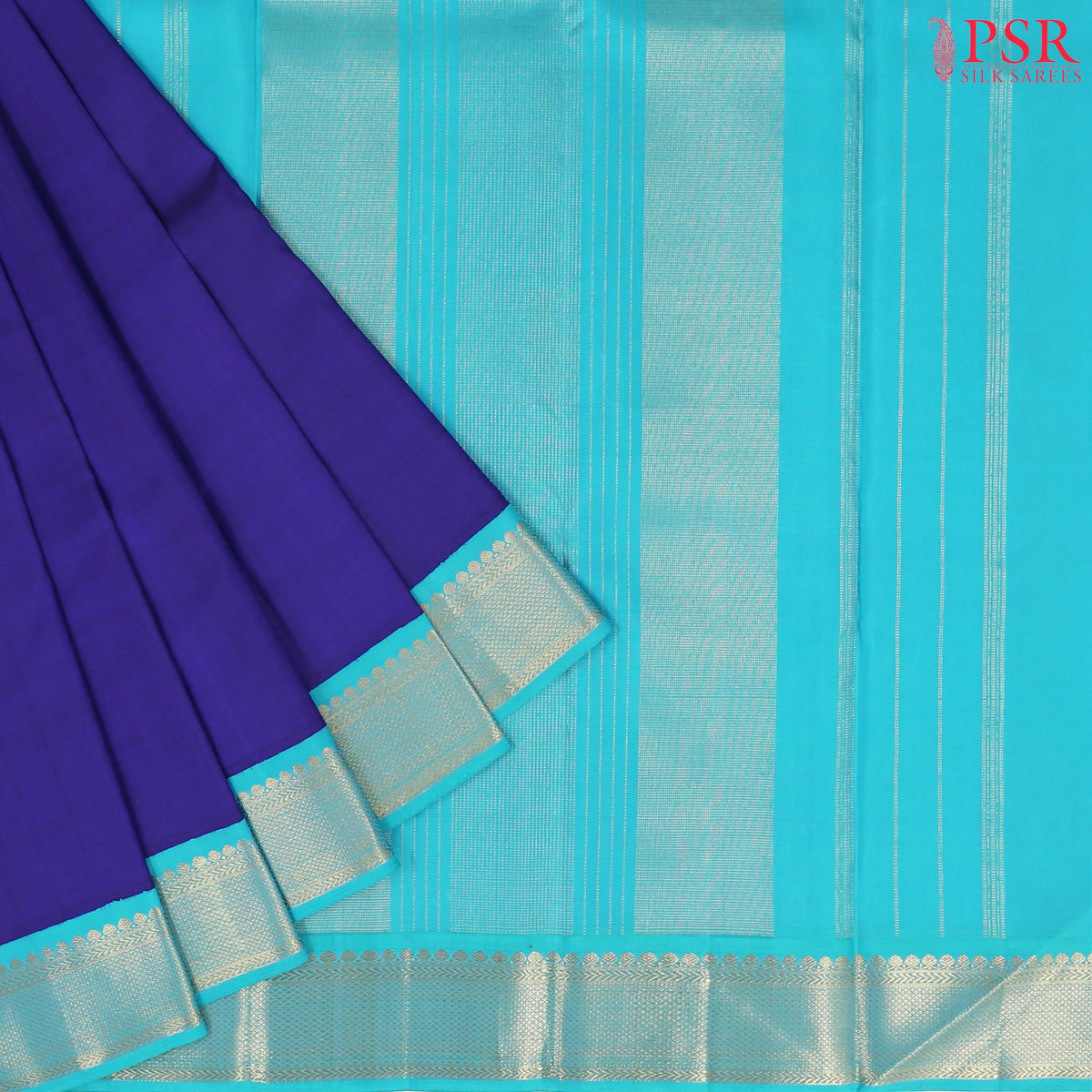 Royal Blue Kanchipuram Silk Saree