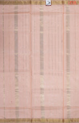 Salmon Peach Maheshwari Silk Cotton Saree