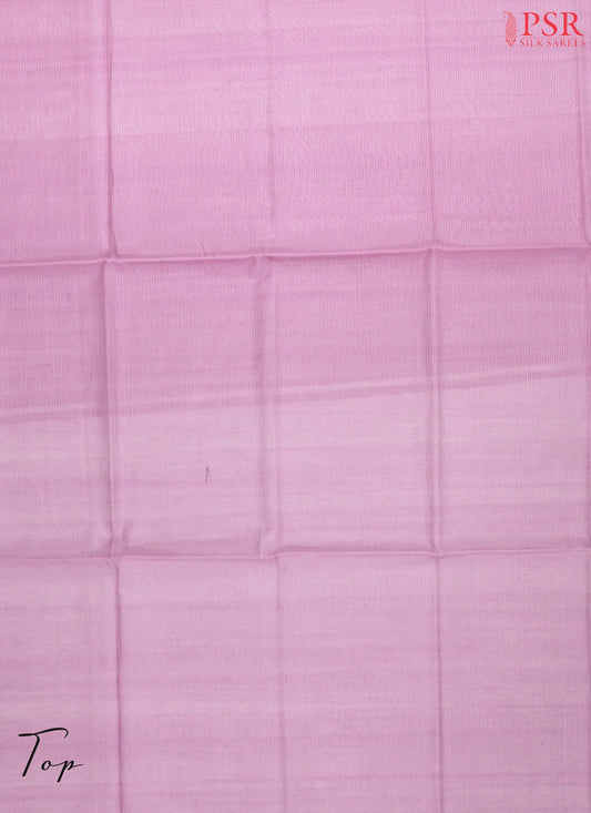 Light Pink Mangalagiri Silk Cotton Dress Material