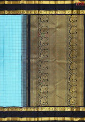 Light Blue Kanchipuram Silk Saree