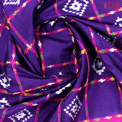 Violet Pochampally Silk Saree
