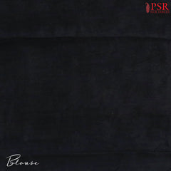 Off White & Black Silk Cotton Saree