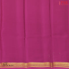 Sea Green Mysore Silk Saree