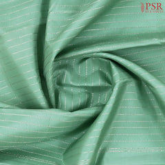 Mint Green Kanchipuram Silk Saree