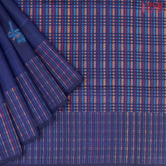 Indigo Blue Soft Silk Saree