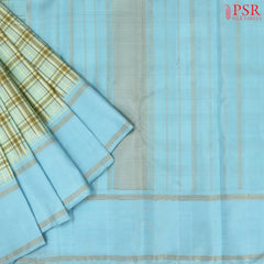 Pastel Green Kanchipuram Silk Saree