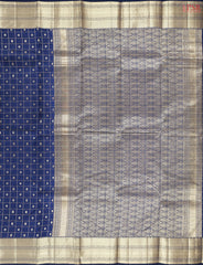 Dark Blue Fancy Kanchipuram Silk Saree