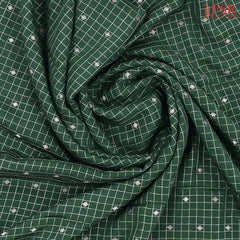 Dark Green Mysore Silk Saree