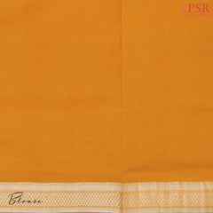 Marigold Orange Mangalagiri Cotton Saree