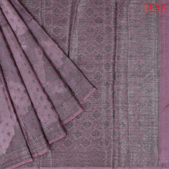 Onion Pink Banaras Tussar Silk Saree