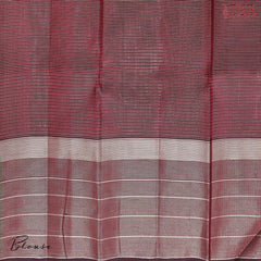 Rosewood Brown Kanchipuram Silk Saree