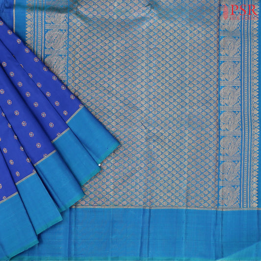 Royal Blue Kanchipuram Silk Saree
