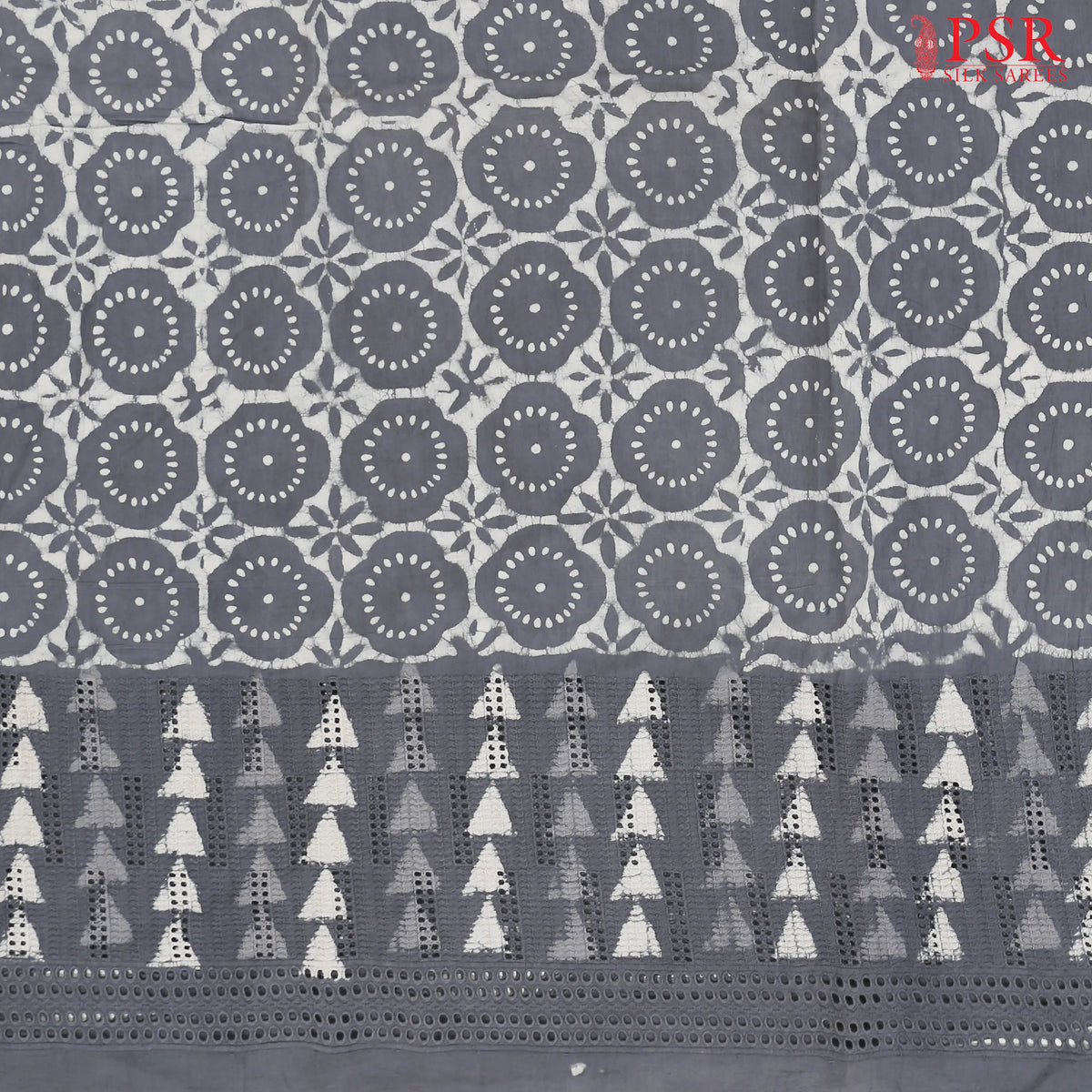 Cement Grey Hacoba Embroidery Running Material