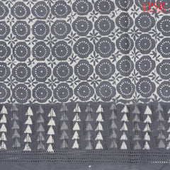 Cement Grey Hacoba Embroidery Running Material