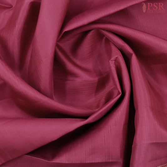 Maroon Pink Arani Silk Saree