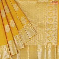 Yellow Kanchipuram Silk Saree