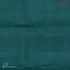 Golden Green Kanchipuram Silk Saree