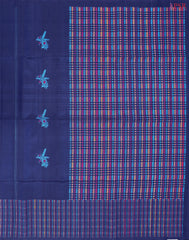 Indigo Blue Soft Silk Saree