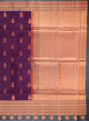 Dark Purple Soft Silk Saree