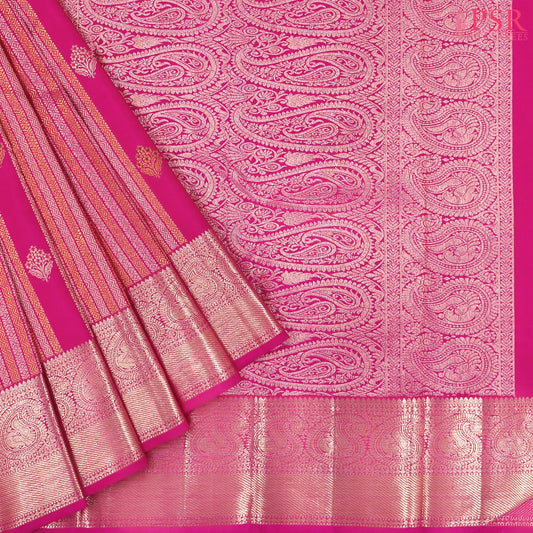 Rani Pink Kanchipuram Silk Saree