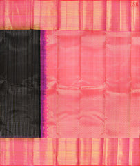Black Kanchipuram Silk Saree