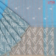 Maya Blue Byloom Cotton Saree